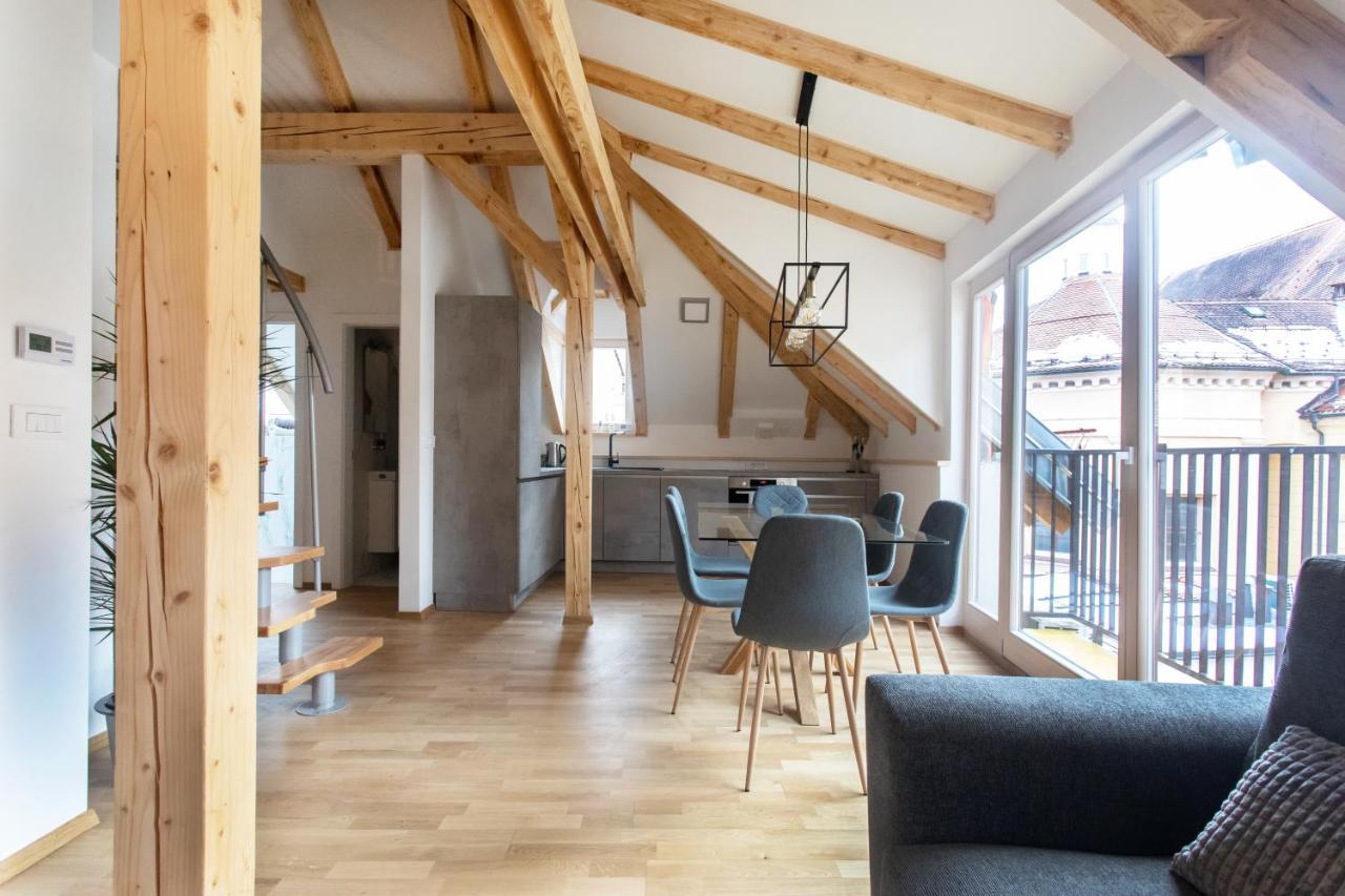 Bright & Spacious Loft In The Heart Of Old Town Lublana Zewnętrze zdjęcie